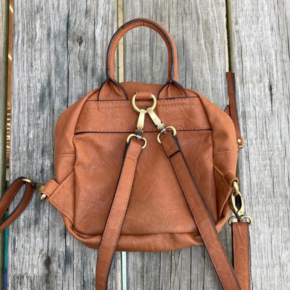 Brown Mini Backpack - Picture 2 of 3